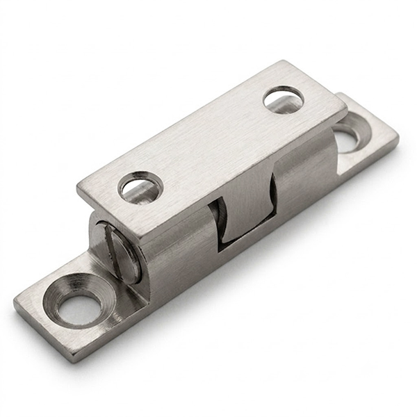 Metal Style Cricchetto a 2 Sfere in Ottone Nichelato